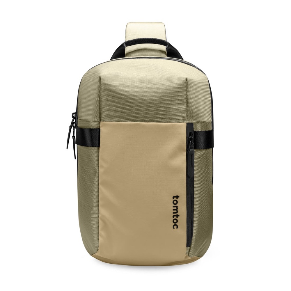 tomtoc Daypack Compact Sling Bag, Crossbody Bag - Like New - Khaki